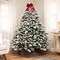 Northlight Real Touch™️Mountain Pearl Flocked Artificial Christmas Tree - 6.5' - Unlit